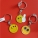 Breloc metalic Smile Face